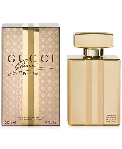 gucci premiere perfume body lotion|gucci perfume in macy's.